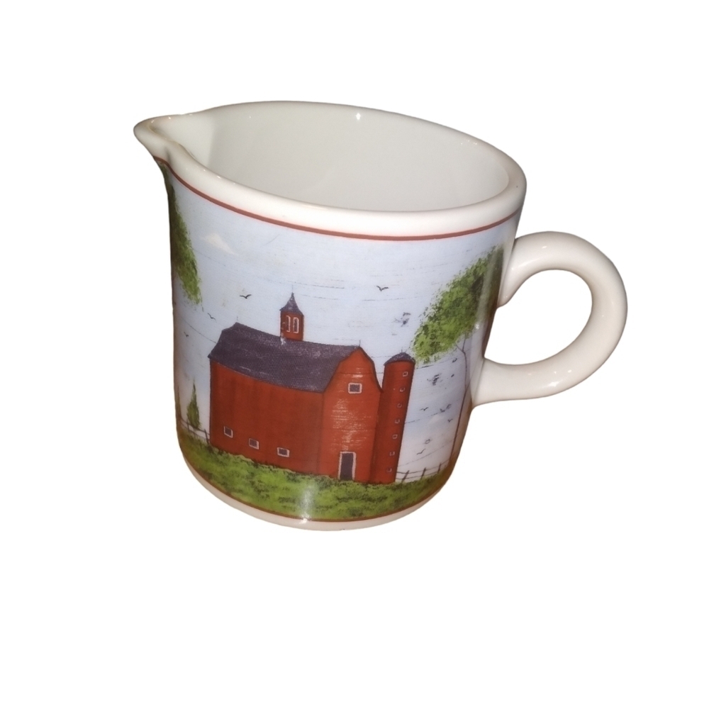 Vintage Barns 1998 Warren Kimble Creamer By Sakura Ny